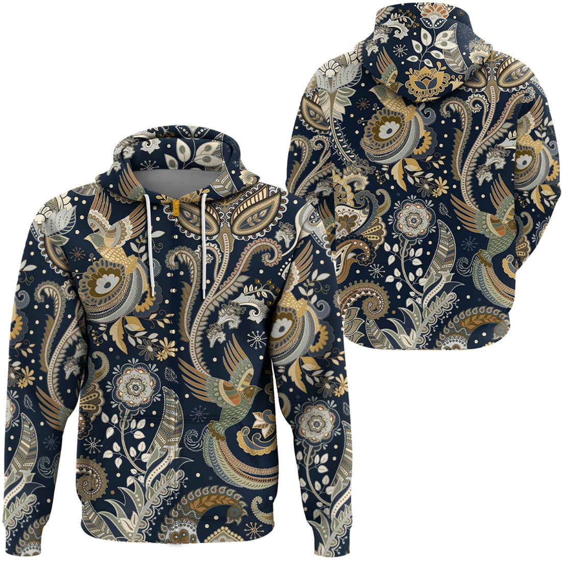 Paisley Bandana Hoodie Pattern Seamless Ver.10 RLT13