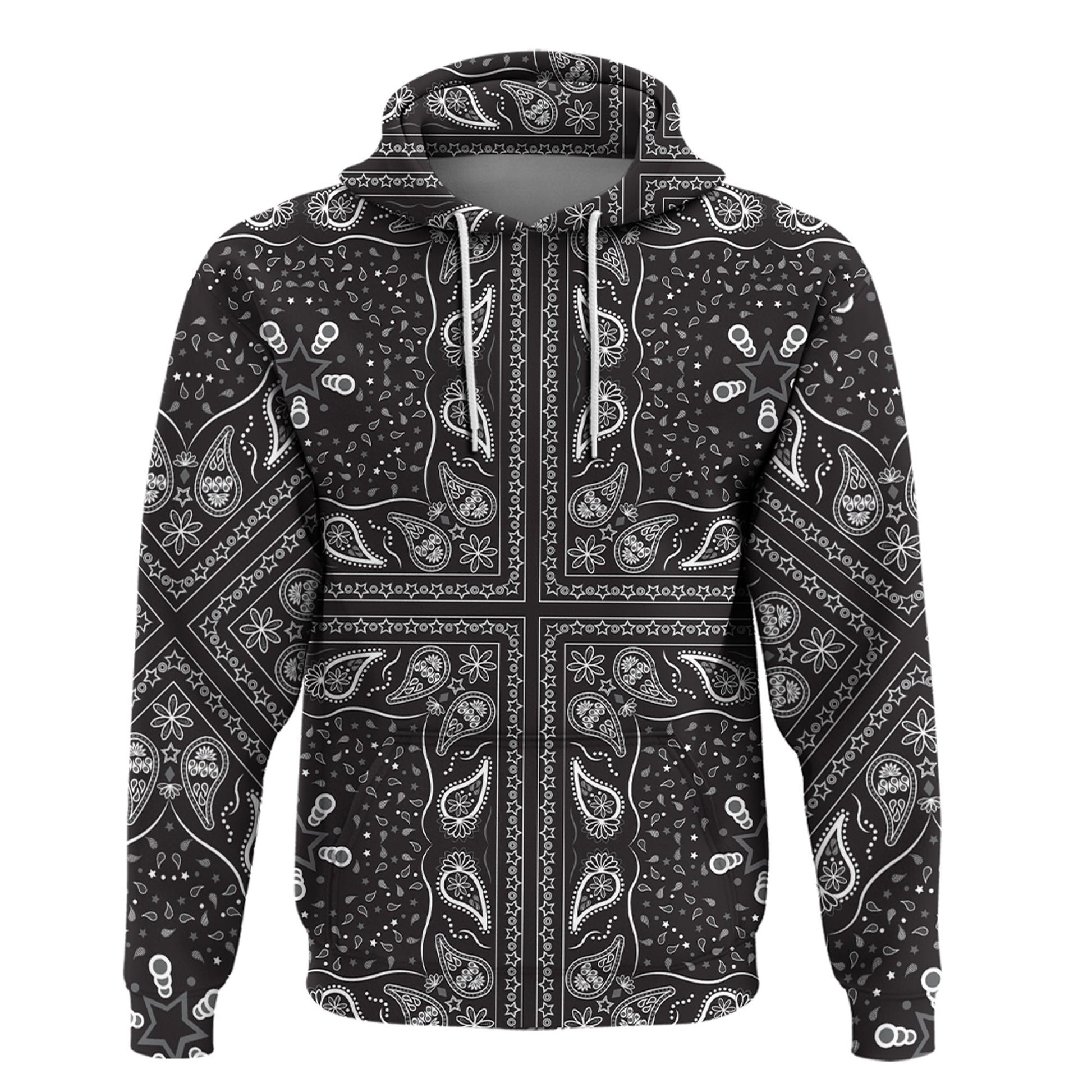 Paisley Bandana Hoodie Pattern Seamless Ver.07 RLT13