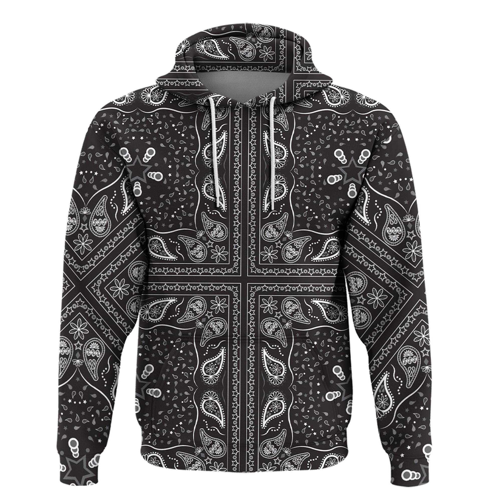 Paisley Bandana Hoodie Pattern Seamless Ver.07 RLT13