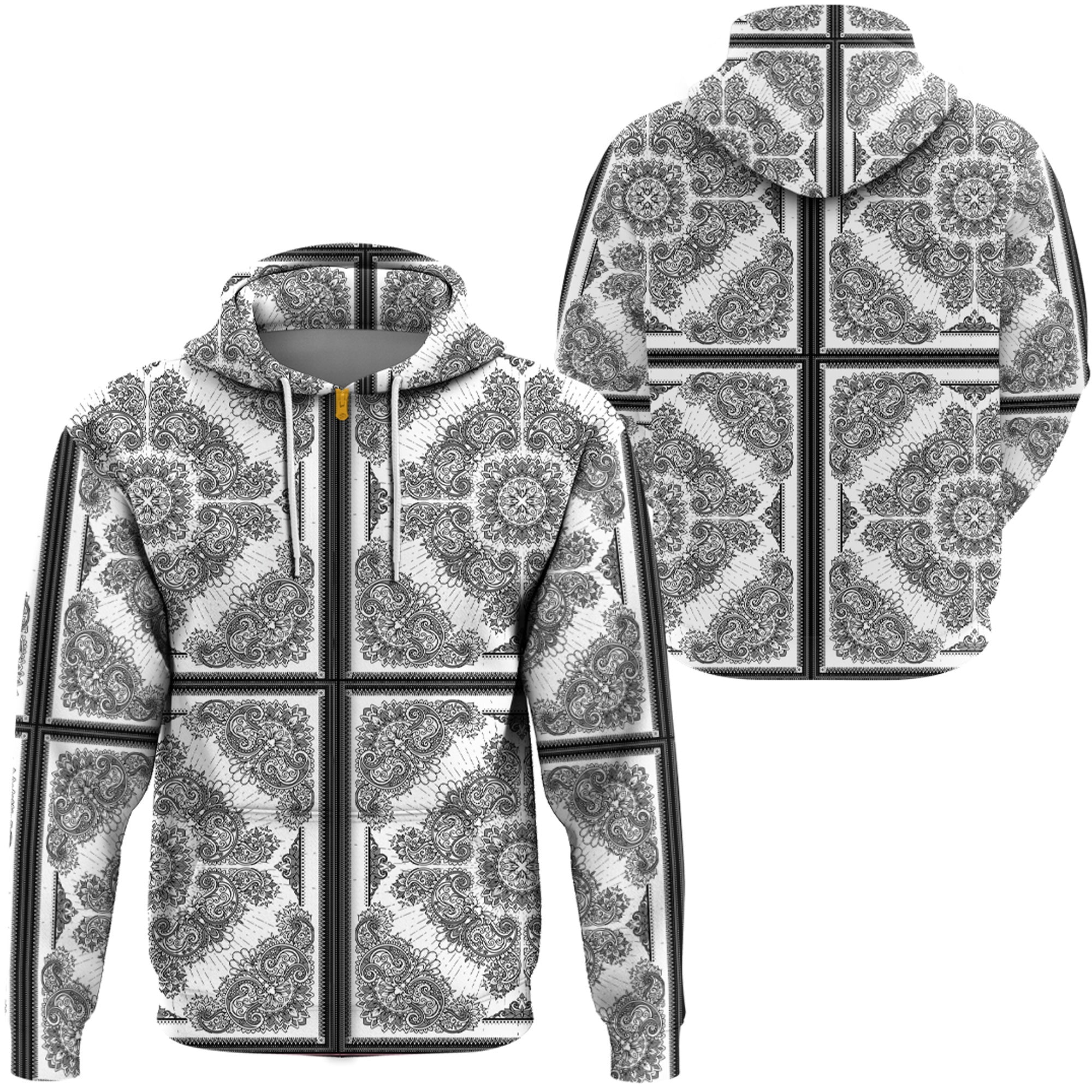 Paisley Bandana Hoodie Pattern Seamless Ver.37 RLT13