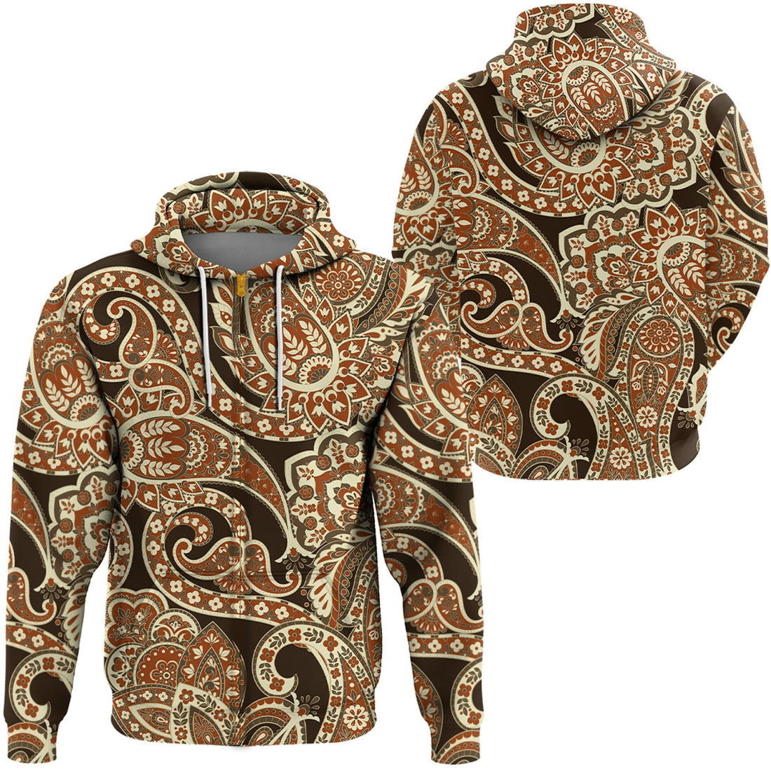 Paisley Bandana Hoodie Pattern Seamless Ver.08 RLT13