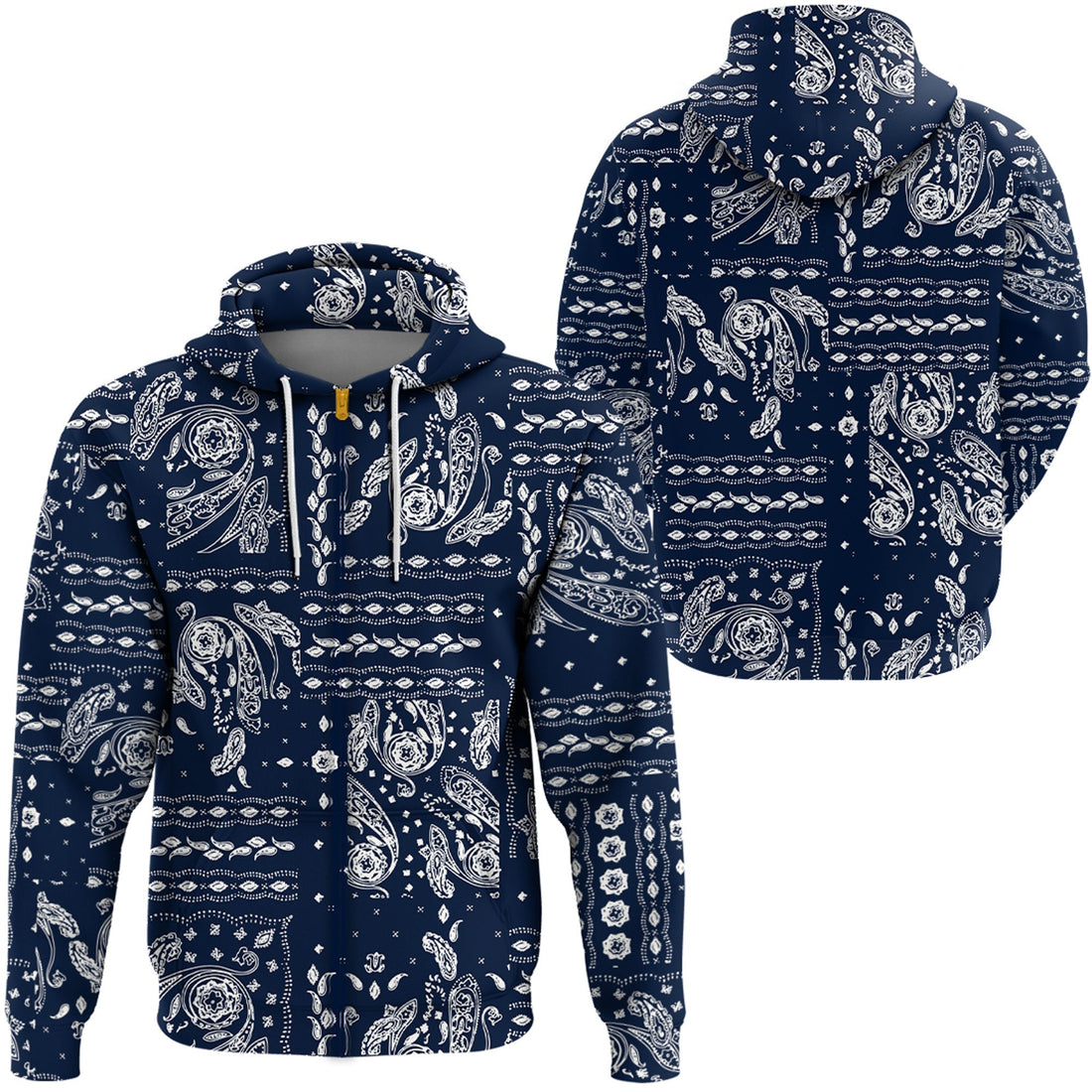 Paisley Bandana Hoodie Pattern Seamless Ver.39 RLT13