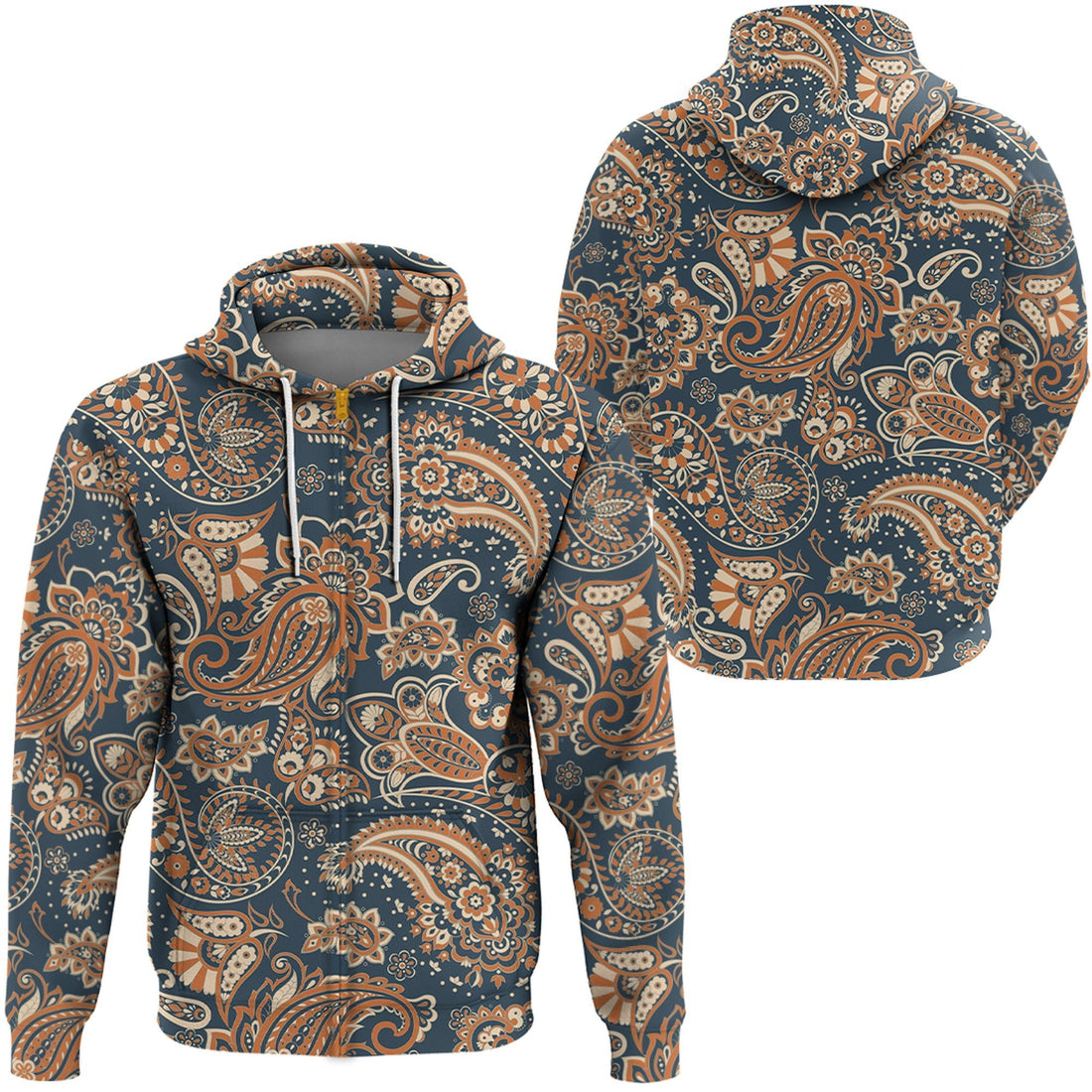 Paisley Bandana Hoodie Pattern Seamless Ver.03 RLT13