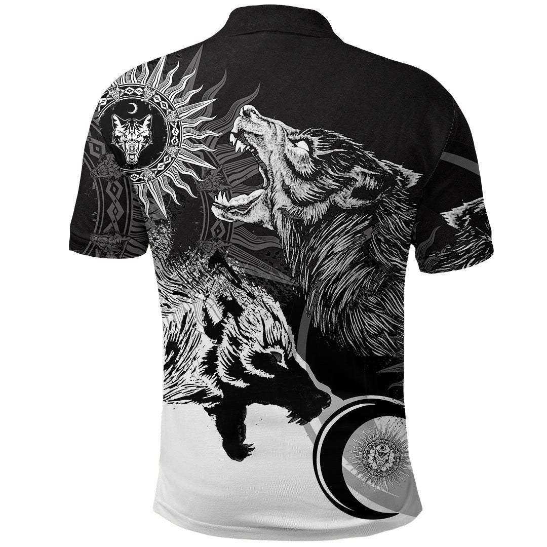 Viking Skoll and Hati New Style Polo Shirt RLT13