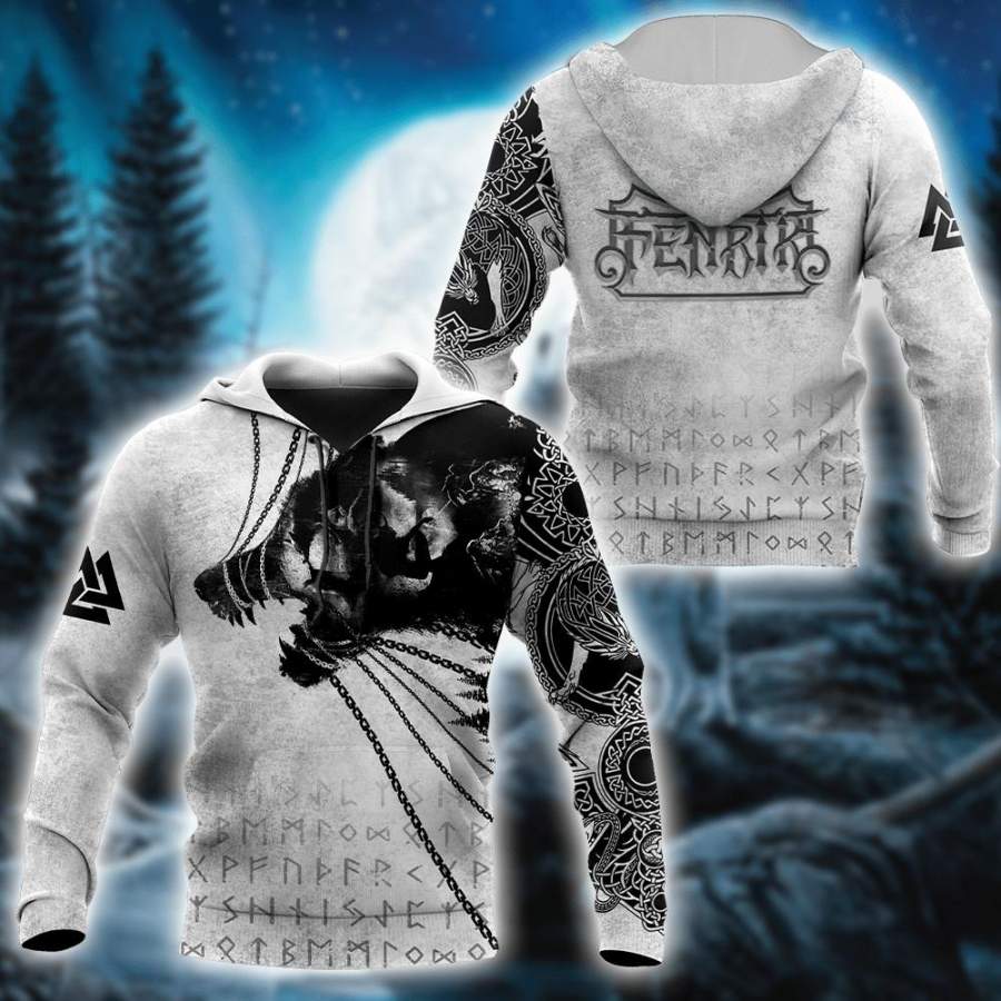 Viking Clothing Fenrir Viking Hoodie RLT12