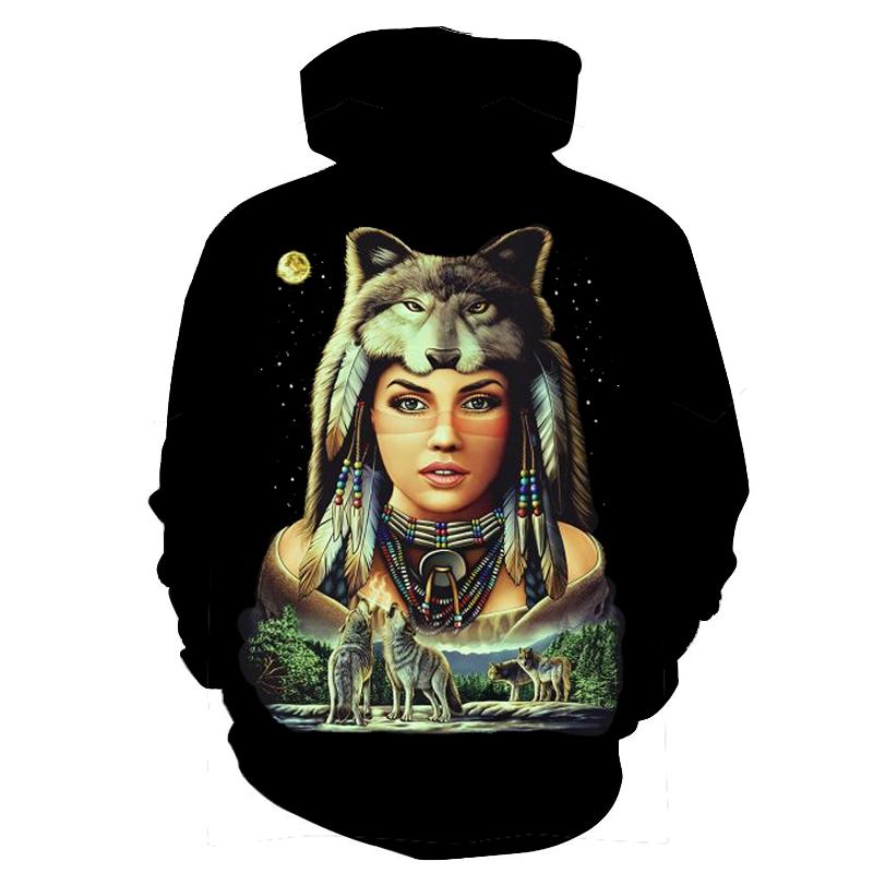 Women Native American All Over Hoodie LT10