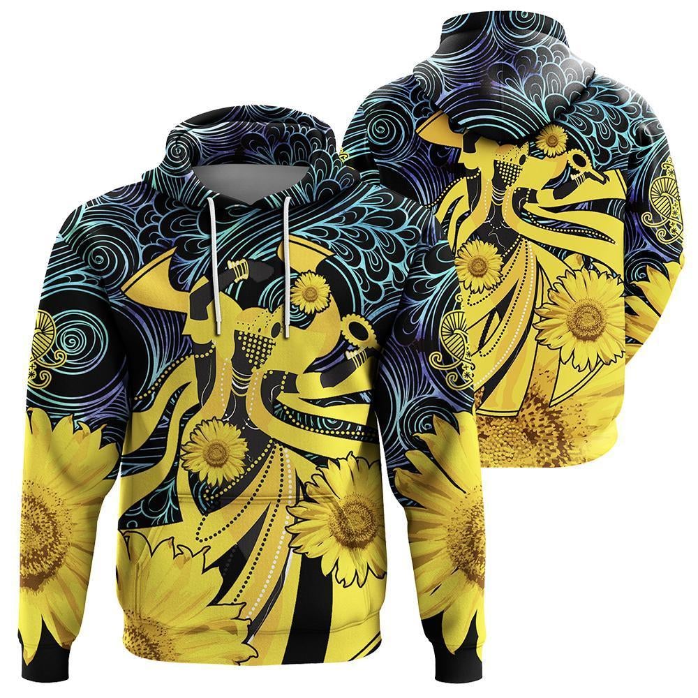 African Hoodie Orisha Oshun Goddess Pullover