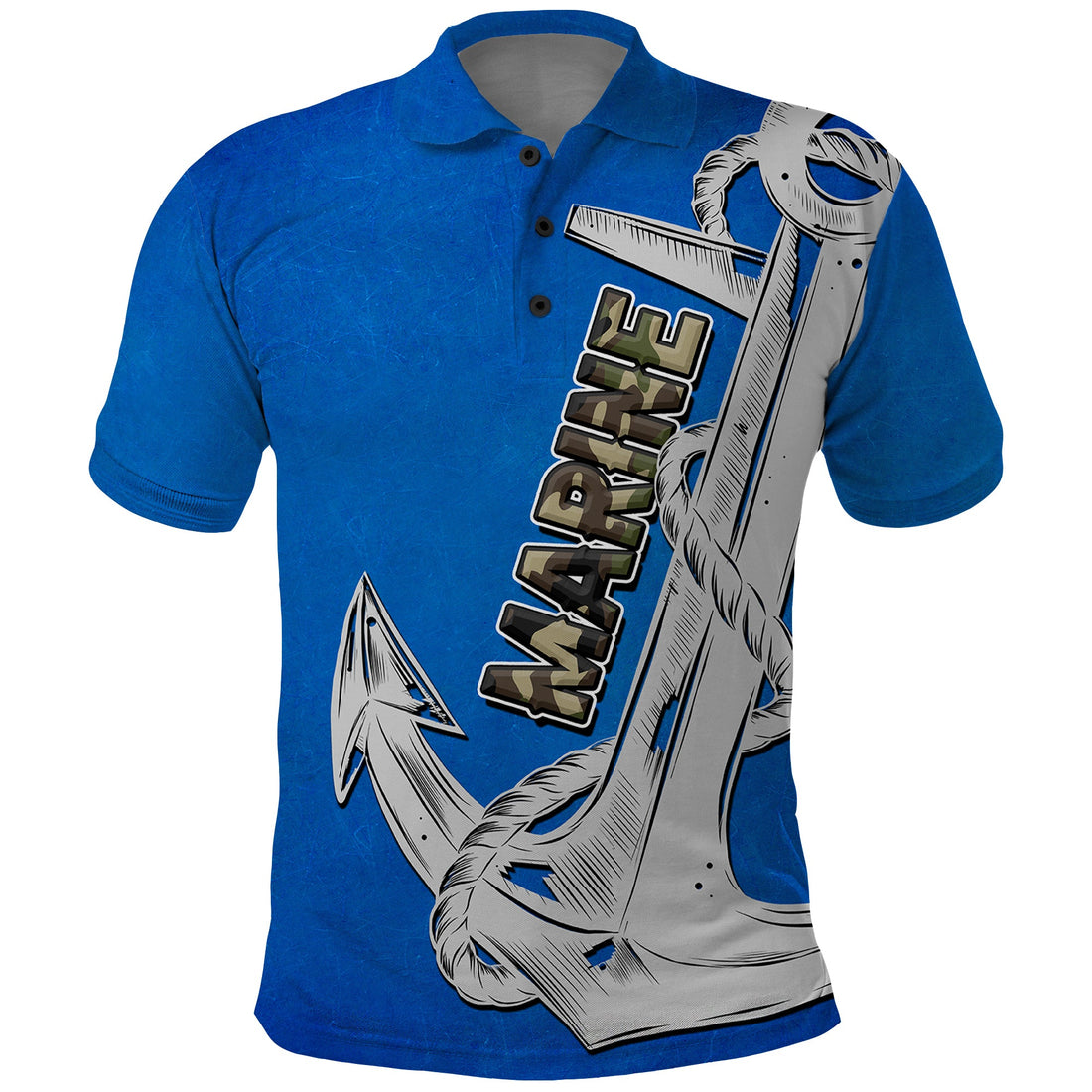 Autism Awareness Month Marine Life Anchor In Love Polo Shirt TS07