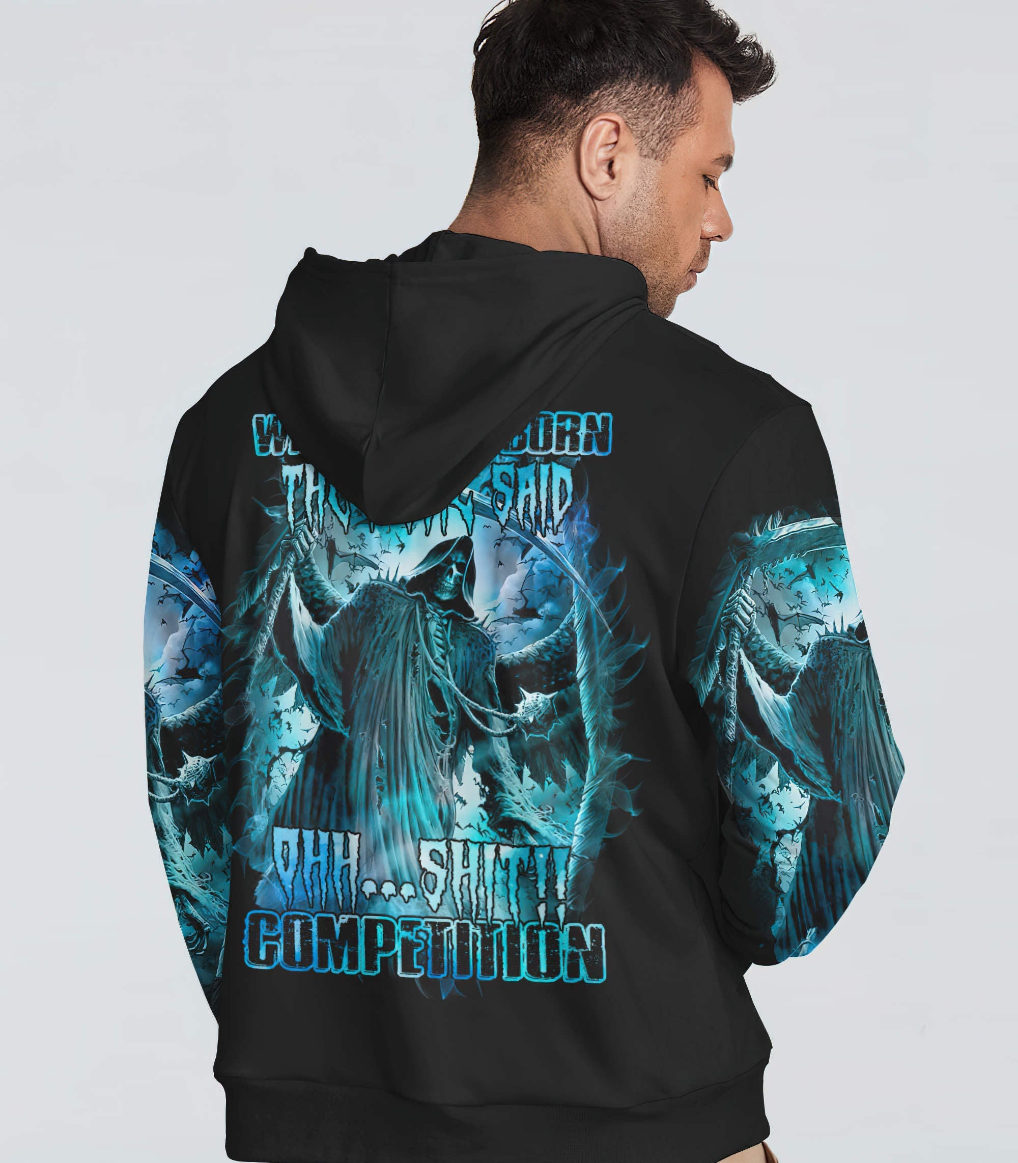 When I Was Born Devil Said Skull Hoodie