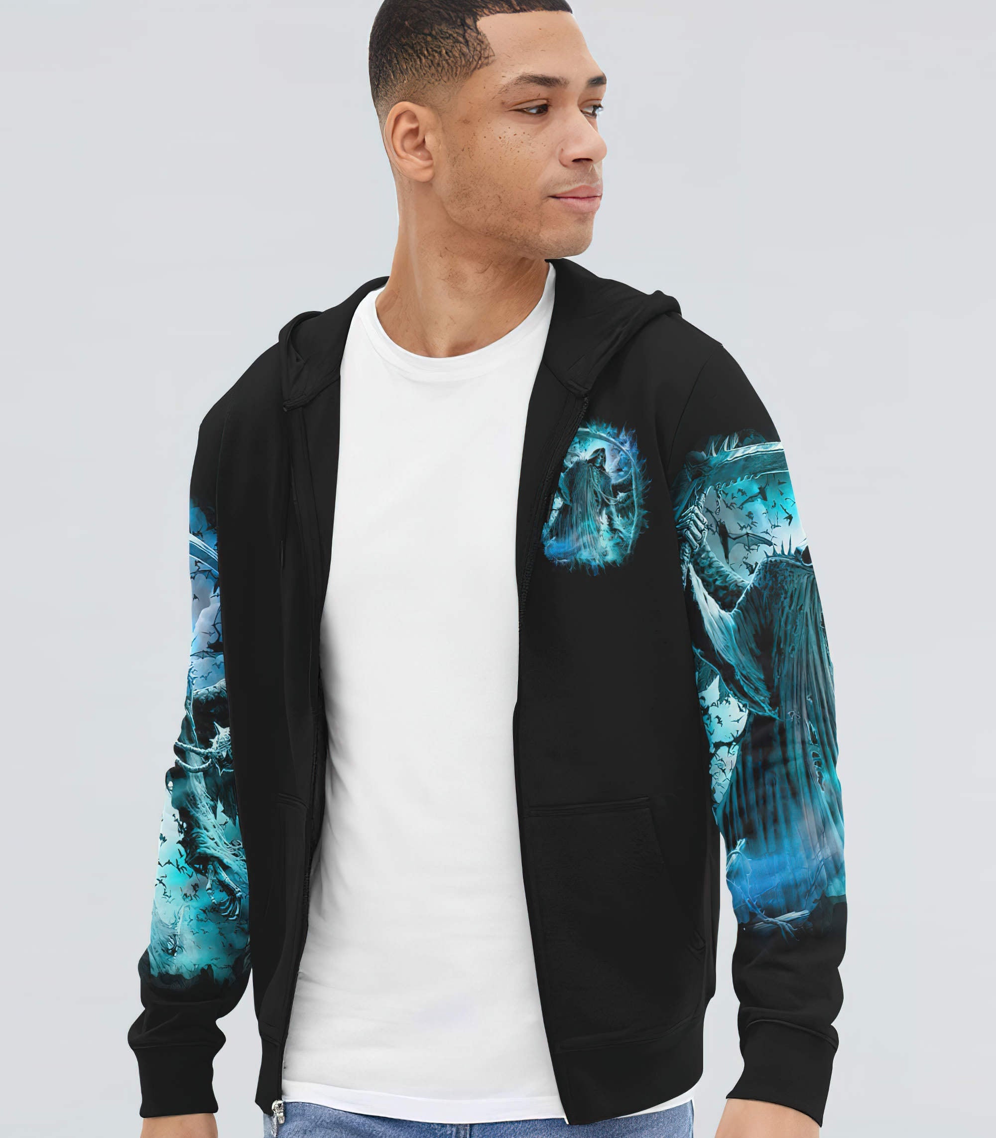 When I Was Born Devil Said Skull Hoodie