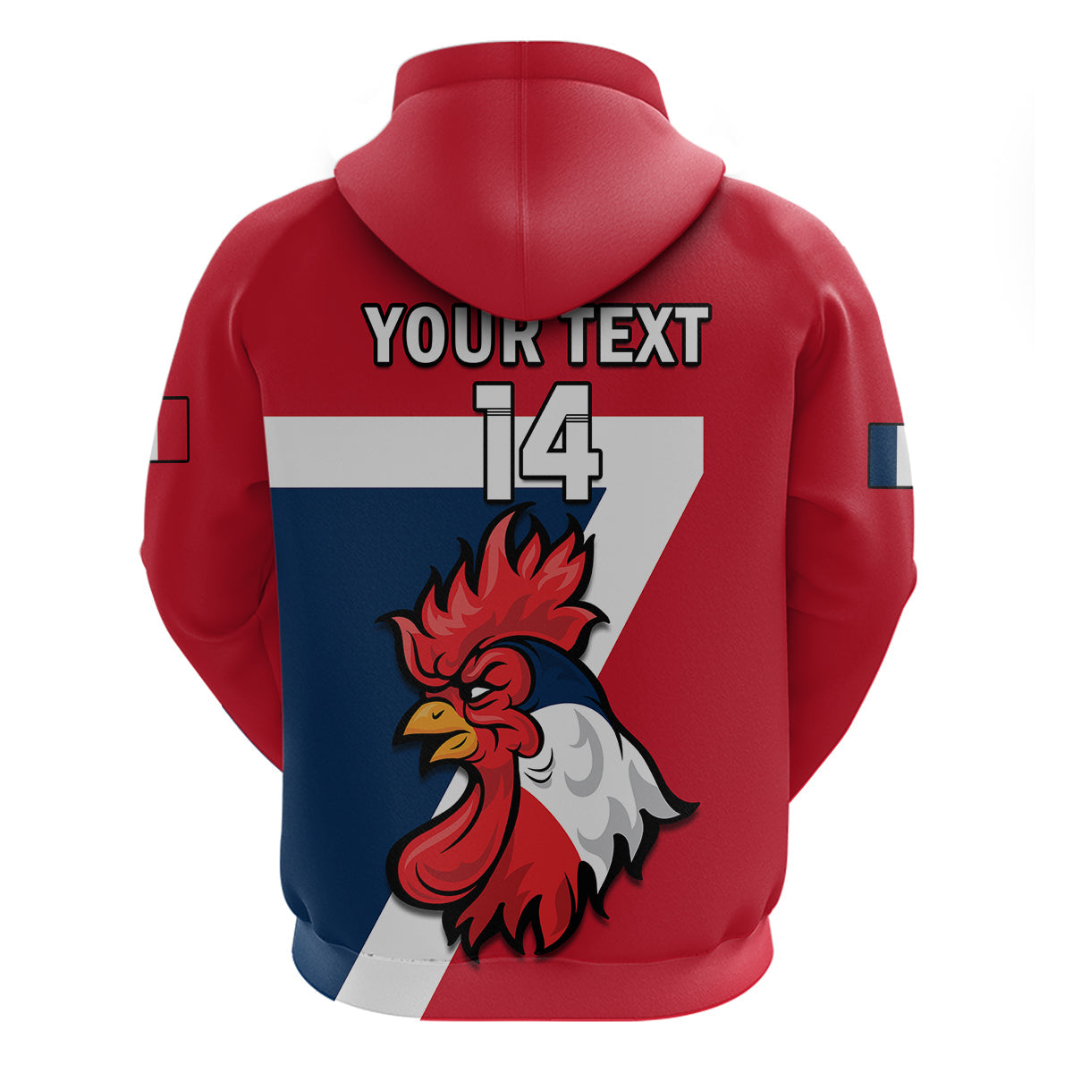 Custom France Rugby 7s Sporty Style Hoodie LT14