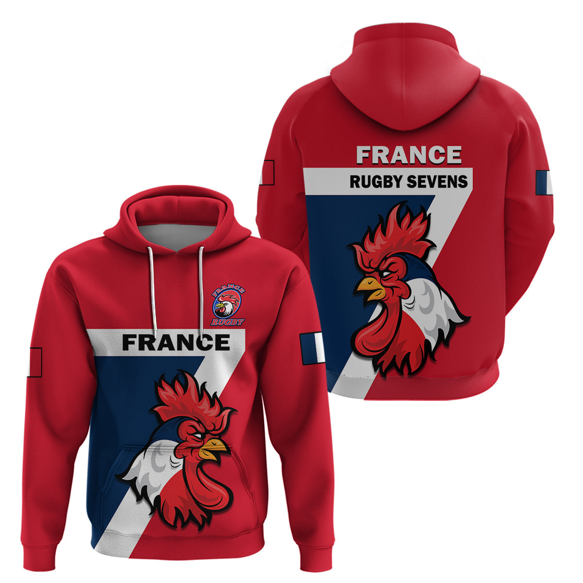 France Rugby 7s Sporty Style Hoodie LT14