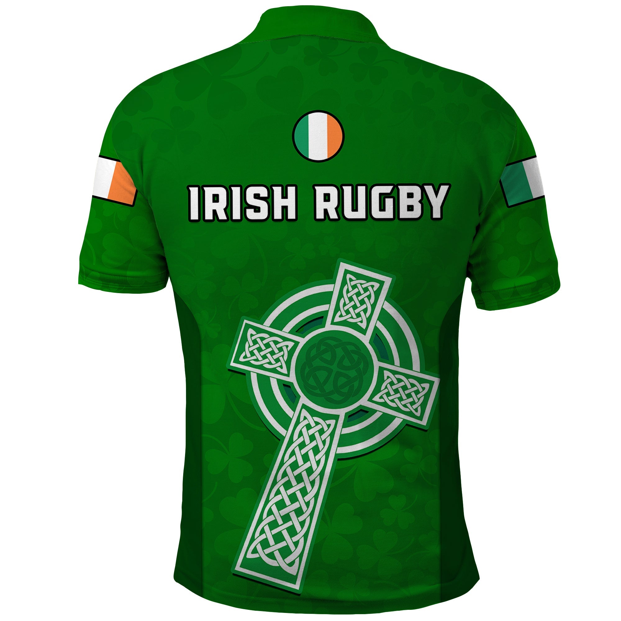 Ireland Rugby Go Shamrocks Polo Shirt LT14