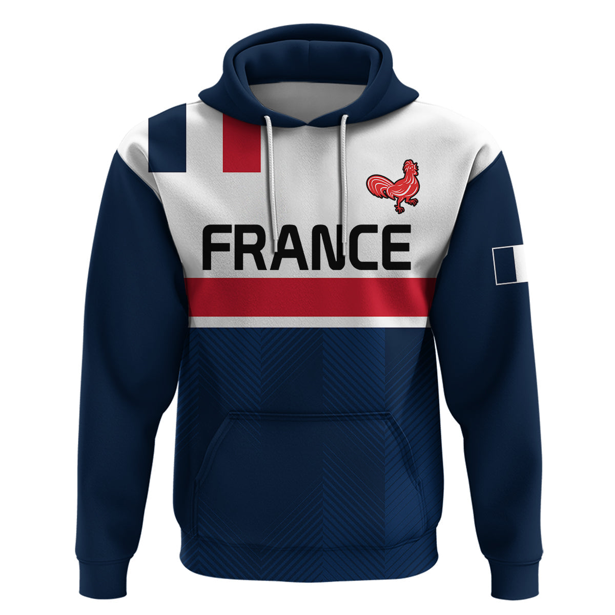 Custom France Rugby 7s Hoodie Le XV de France Hoodie LT9