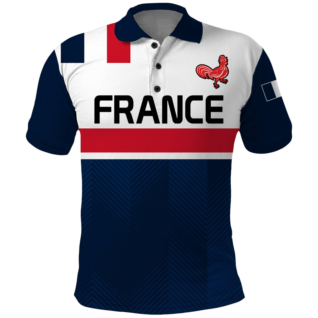France Rugby 7s Le XV de France Polo Shirt LT9