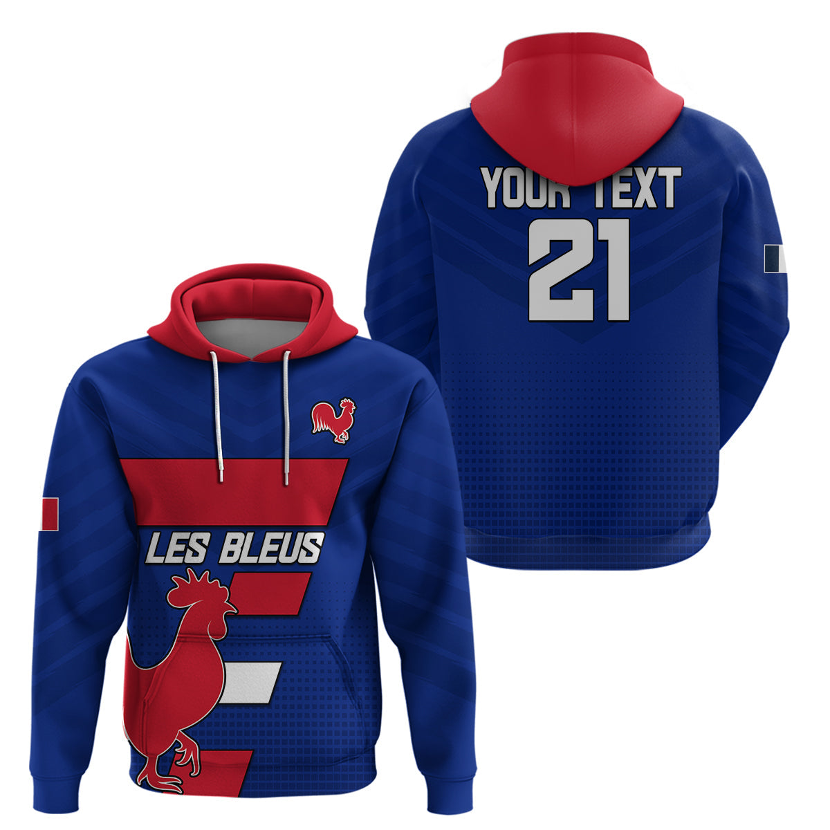 Custom France Rugby 7s Hoodie Come On Les Bleus Hoodie LT9