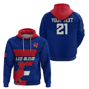 Custom France Rugby 7s Hoodie Come On Les Bleus Hoodie LT9
