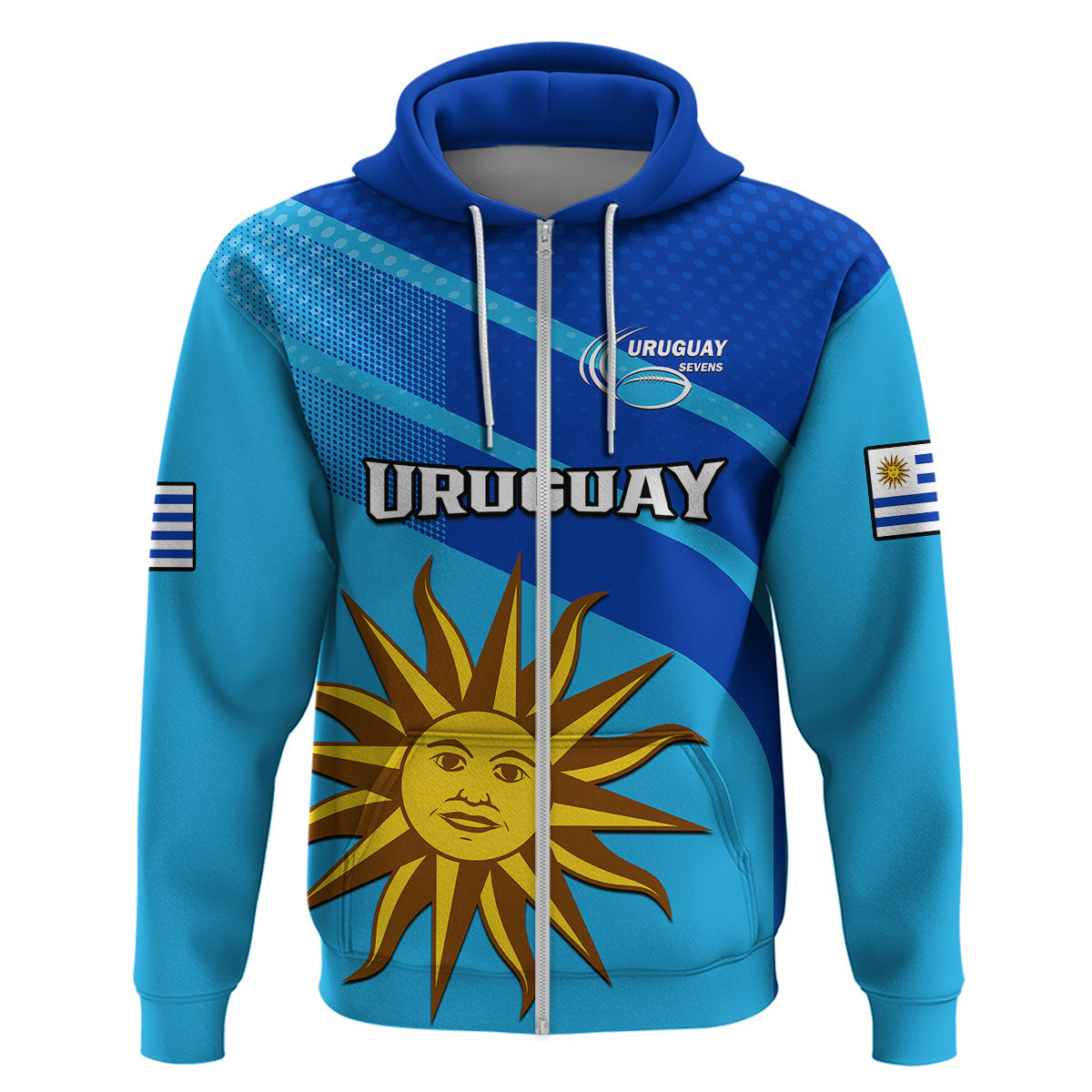 Custom Uruguay Rugby 7s Sporty Style Hoodie LT14