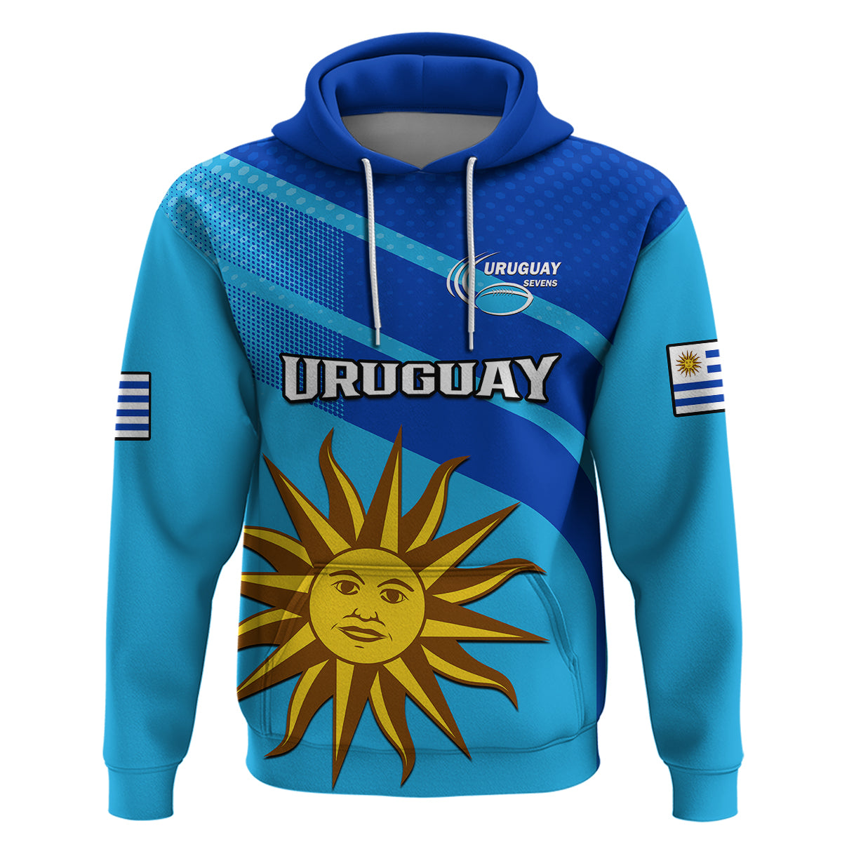 Custom Uruguay Rugby 7s Sporty Style Hoodie LT14