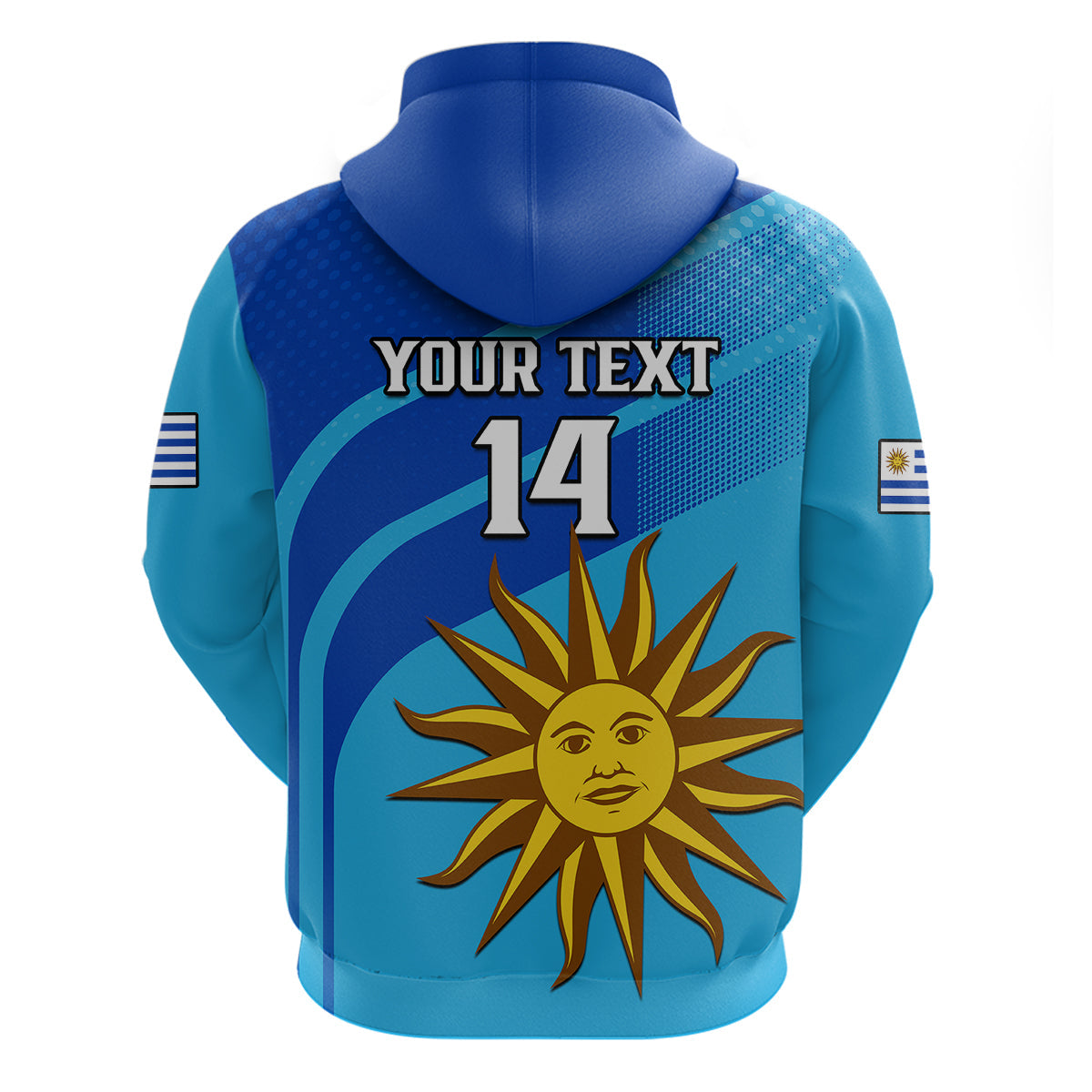 Custom Uruguay Rugby 7s Sporty Style Hoodie LT14