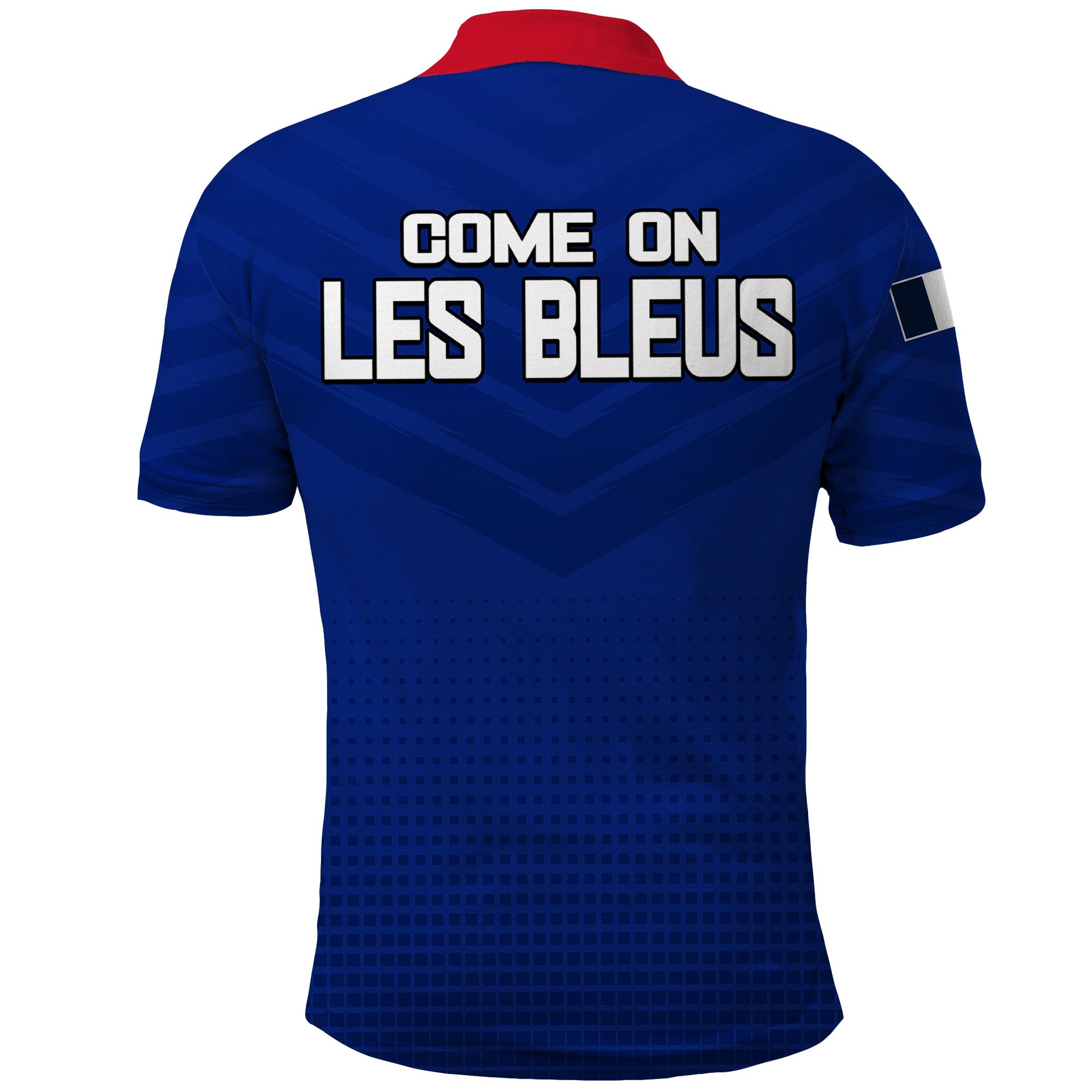 France Rugby 7s Come On Les Bleus Polo Shirt LT9
