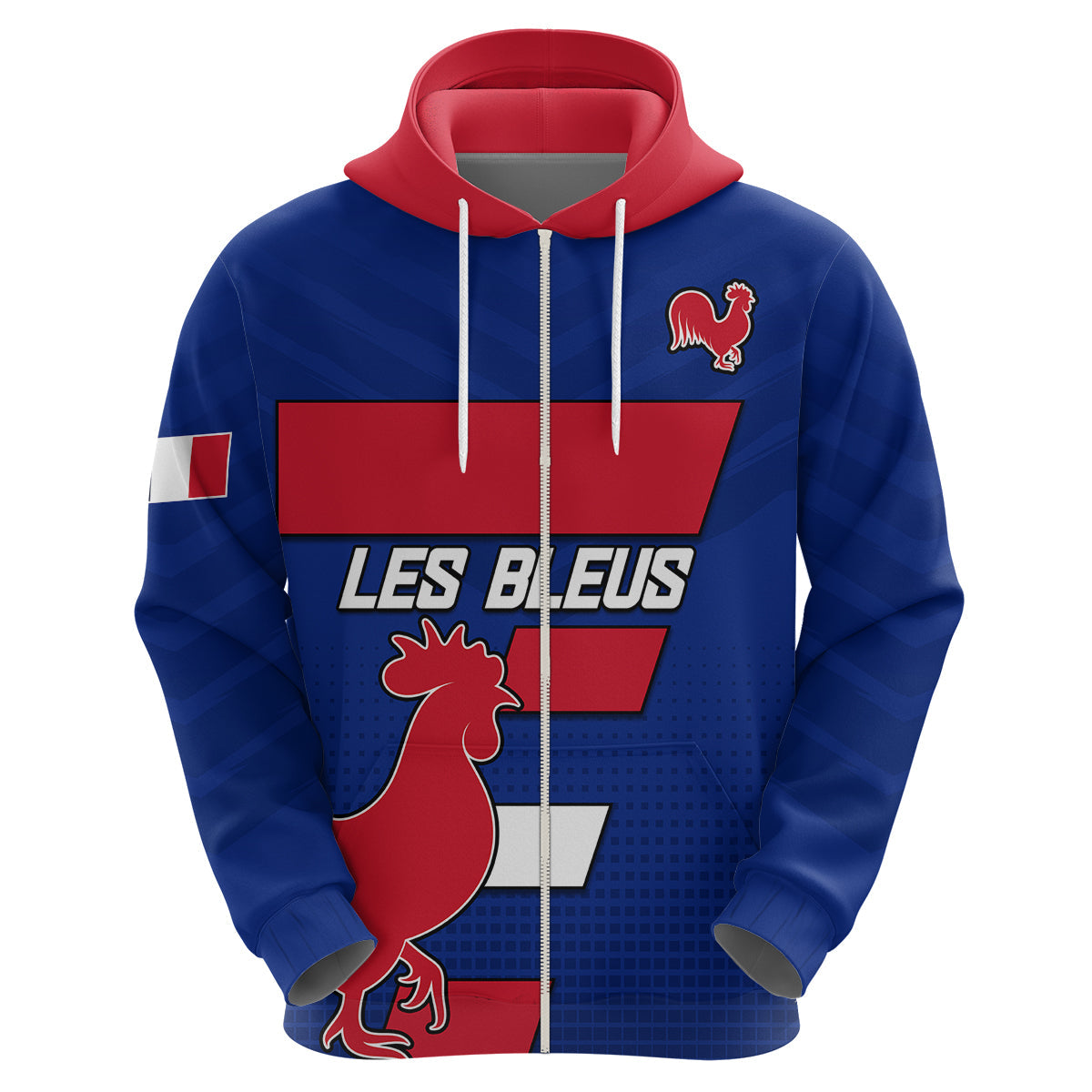 France Rugby 7s Come On Les Bleus Hoodie LT9