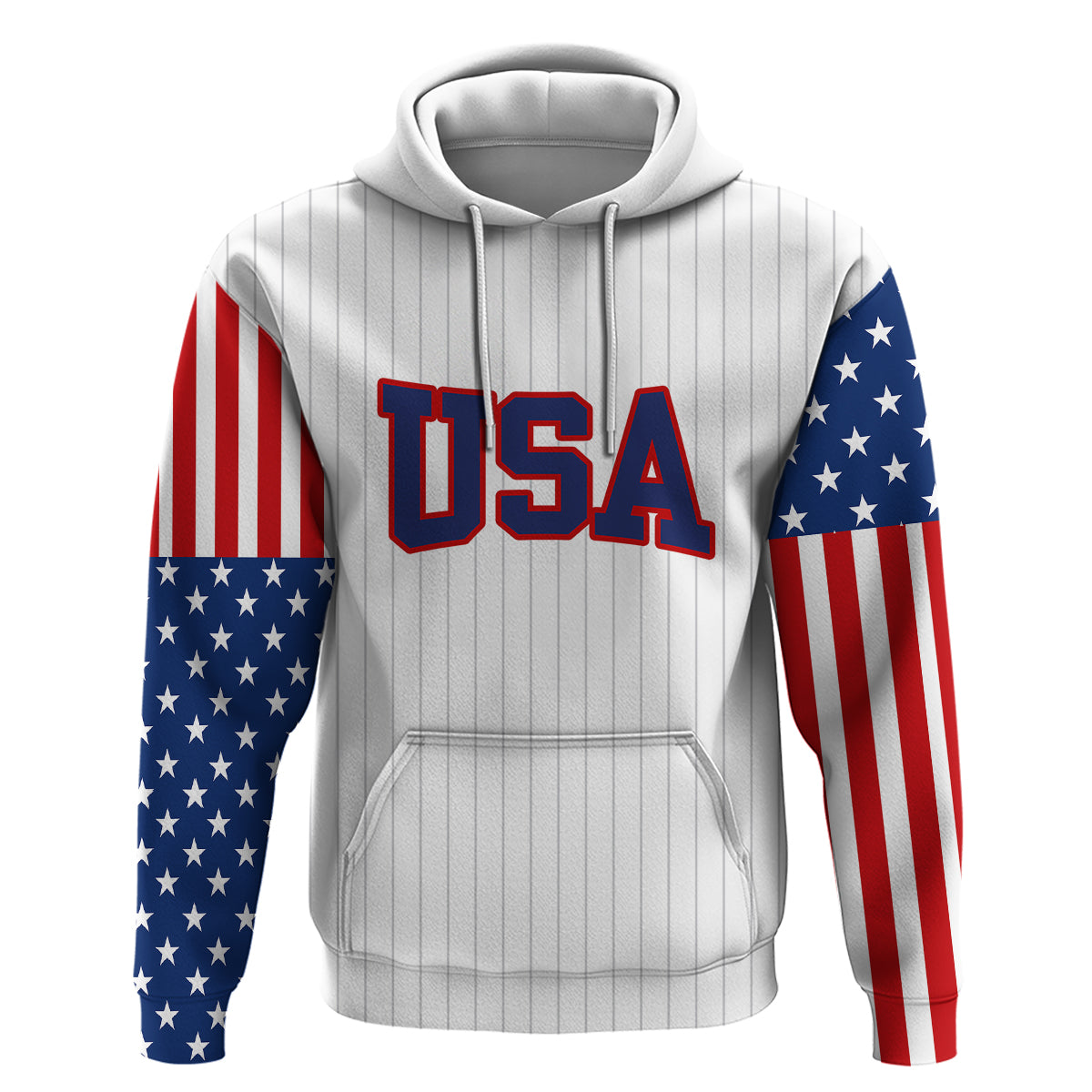 United States 2023 Baseball Classic Uniform USA Flag Hoodie LT9