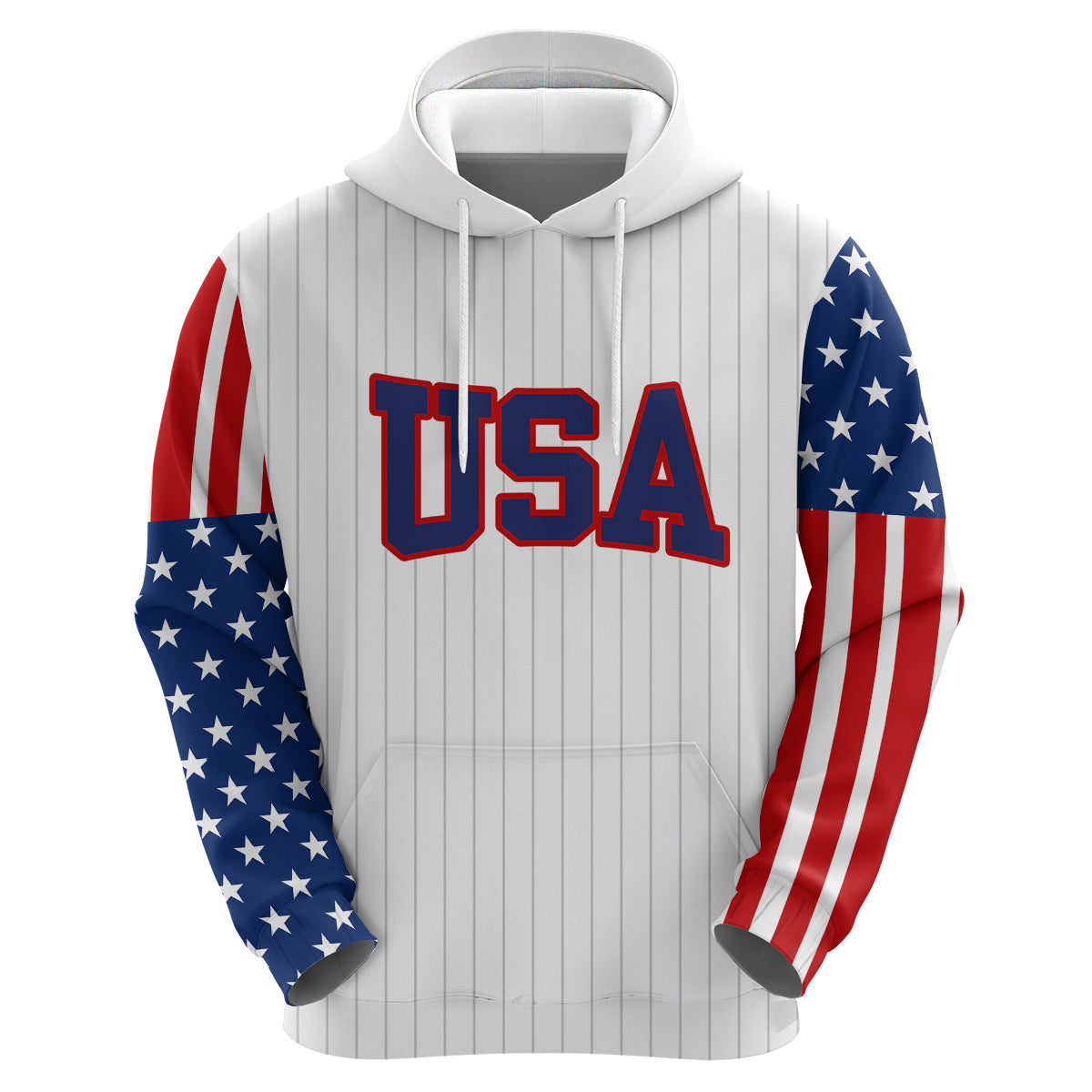 United States 2023 Baseball Classic Uniform USA Flag Hoodie LT9