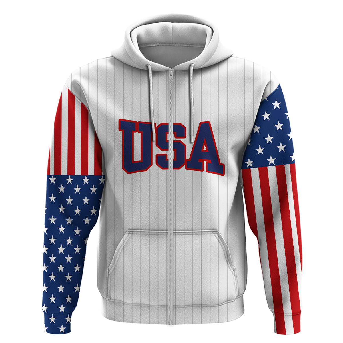 United States 2023 Baseball Classic Uniform USA Flag Hoodie LT9
