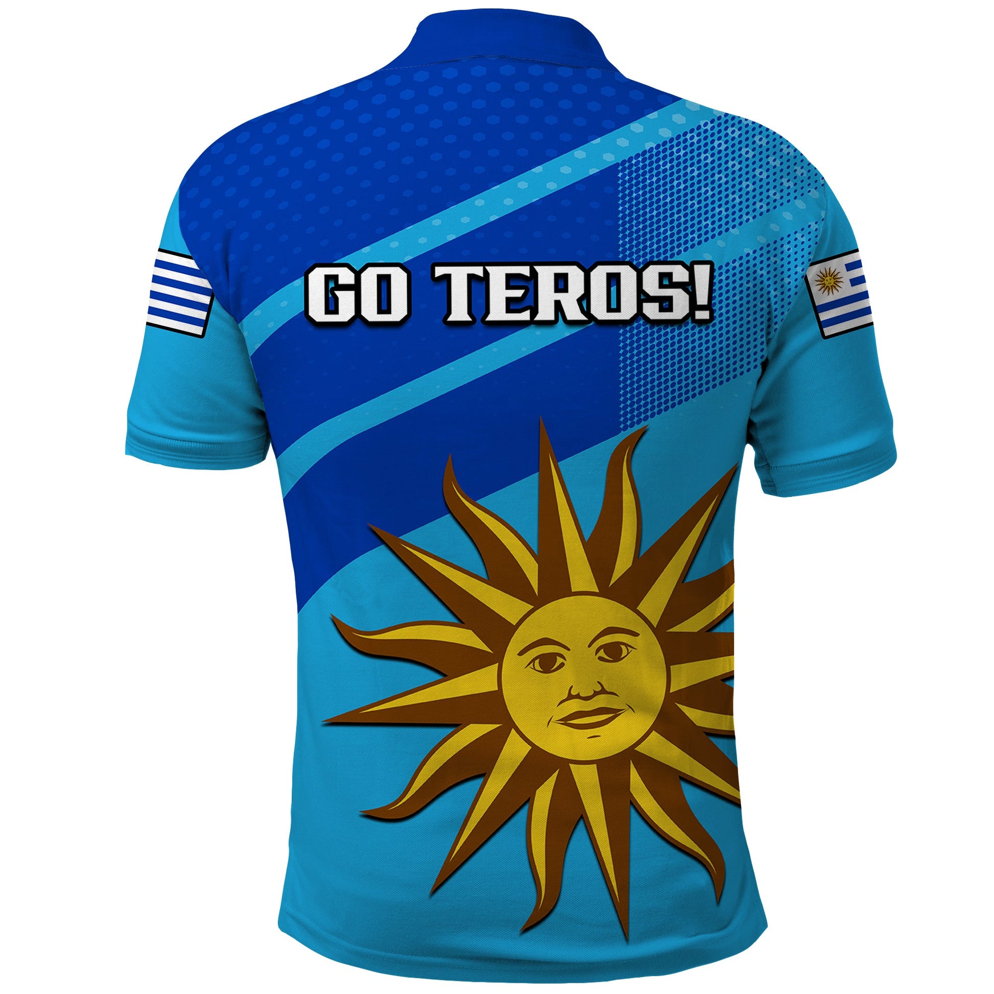 Uruguay Rugby 7s Polo Shirt Sporty Style LT14