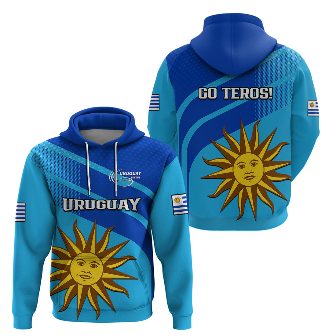 Uruguay Rugby 7s Sporty Style Hoodie LT14