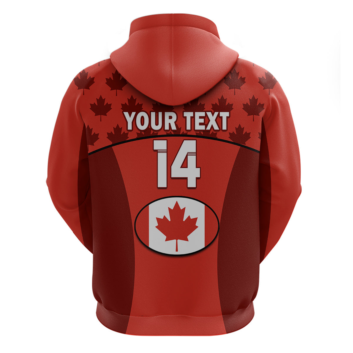 Custom Canada Rugby 7s Sporty Style Hoodie LT14