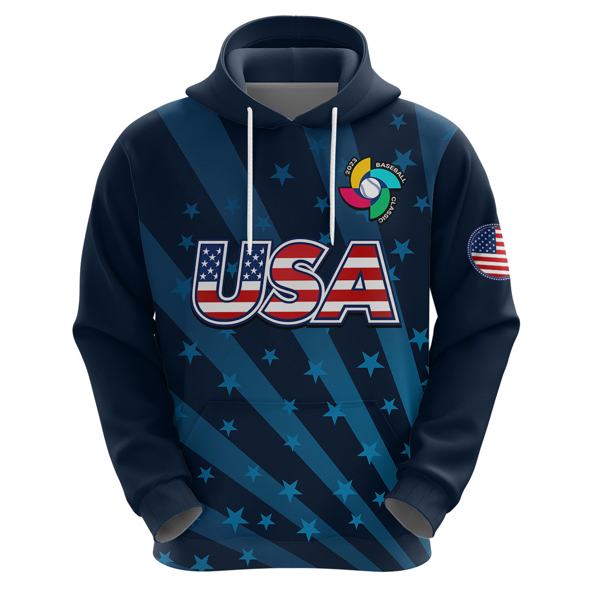 Custom United States 2023 Baseball Classic Hoodie LT9