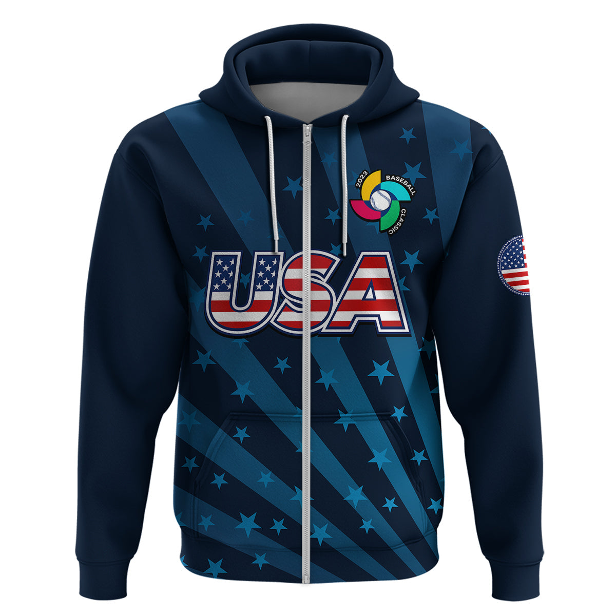 Custom United States 2023 Baseball Classic Hoodie LT9