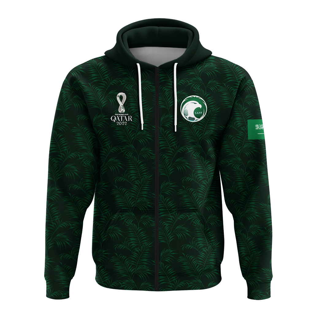 Custom Saudi Arabia Football Fifa Football 2022 Hoodie LT2