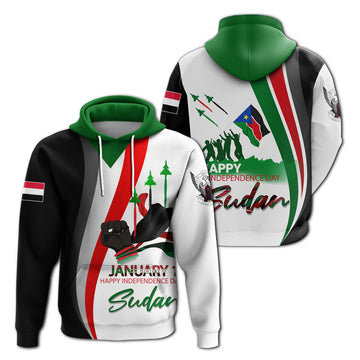 Sudan Happy Independence Day Hoodie - LT2