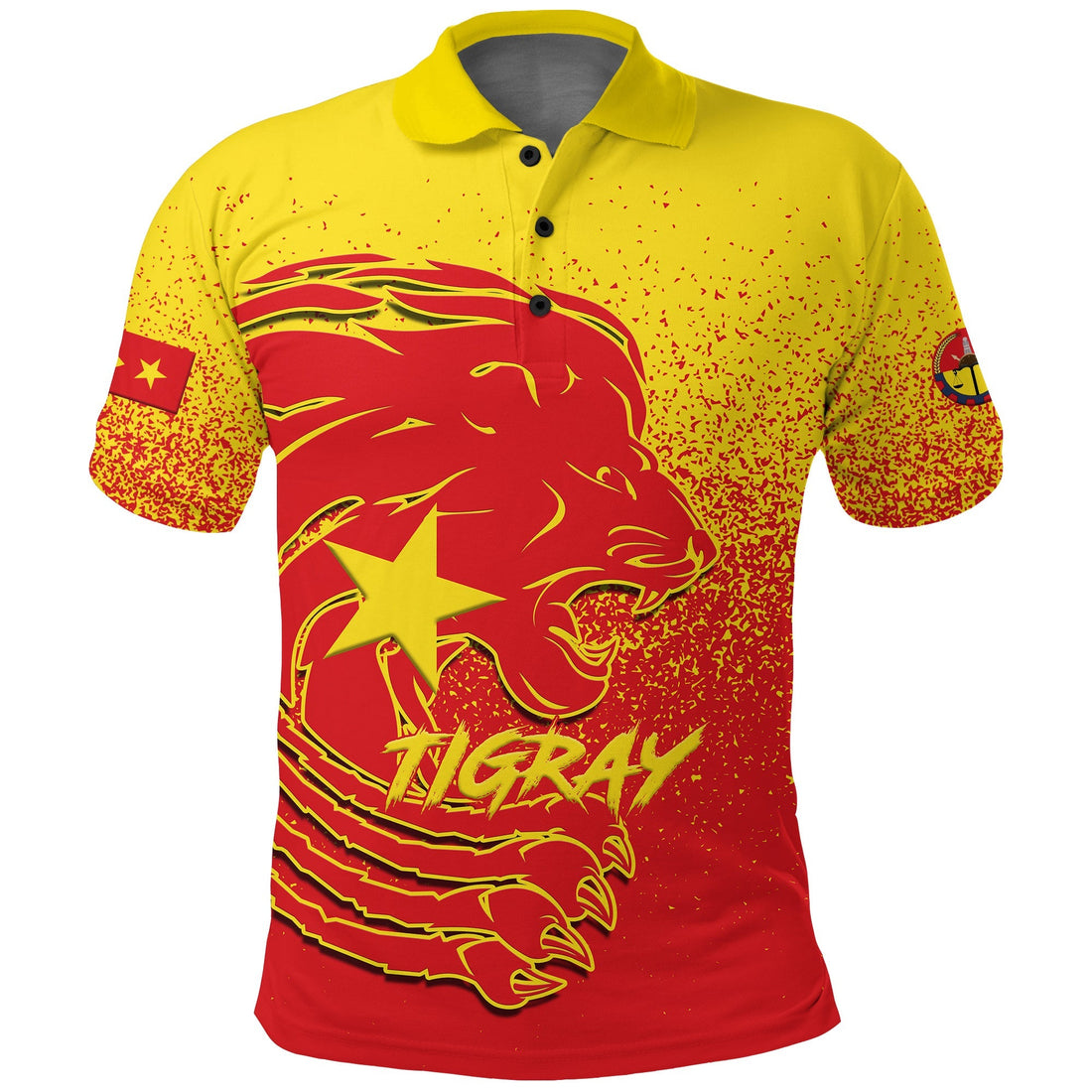 Tigray Lion Legend Polo Shirt LT12