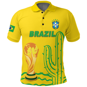 Brazil Champion Polo Shirt Football 2022 LT12