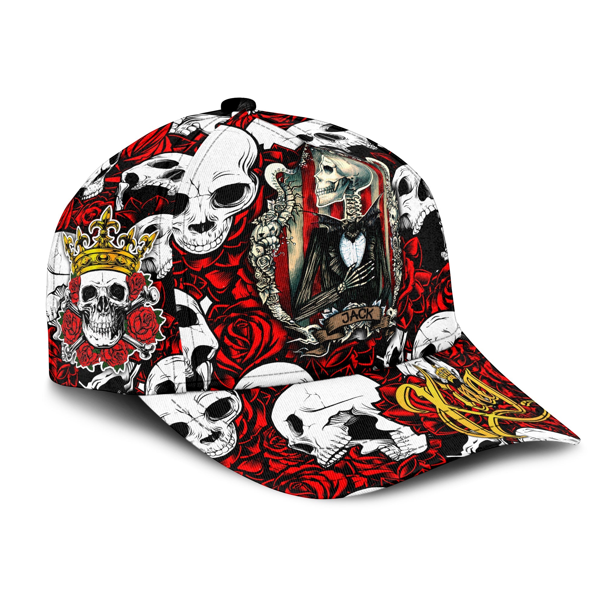 Skull Rose King - Death Cannot Divide Us Cap - LT2