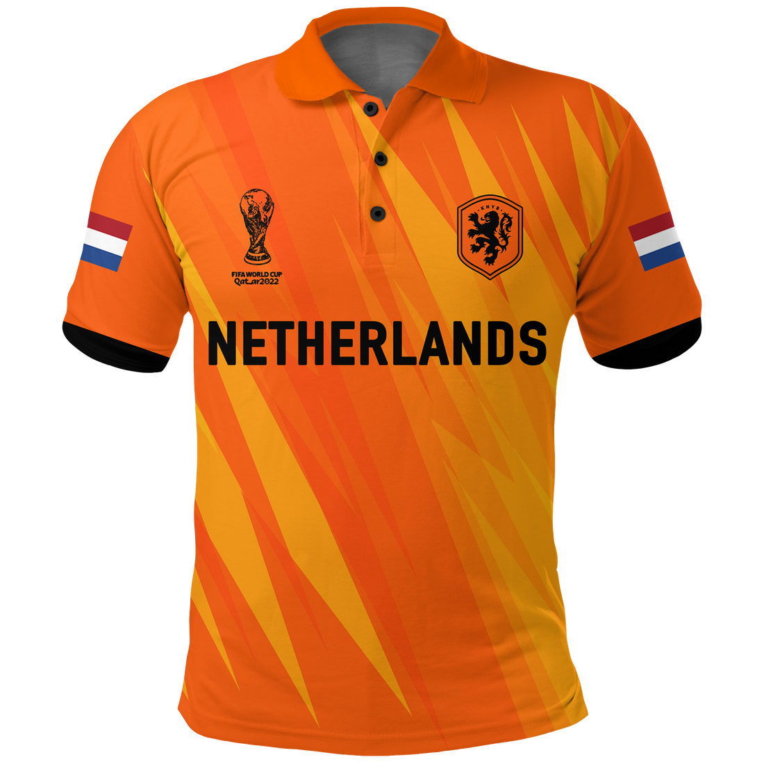 Custom Netherlands Polo Shirt Football 2022 Champions Pride LT12