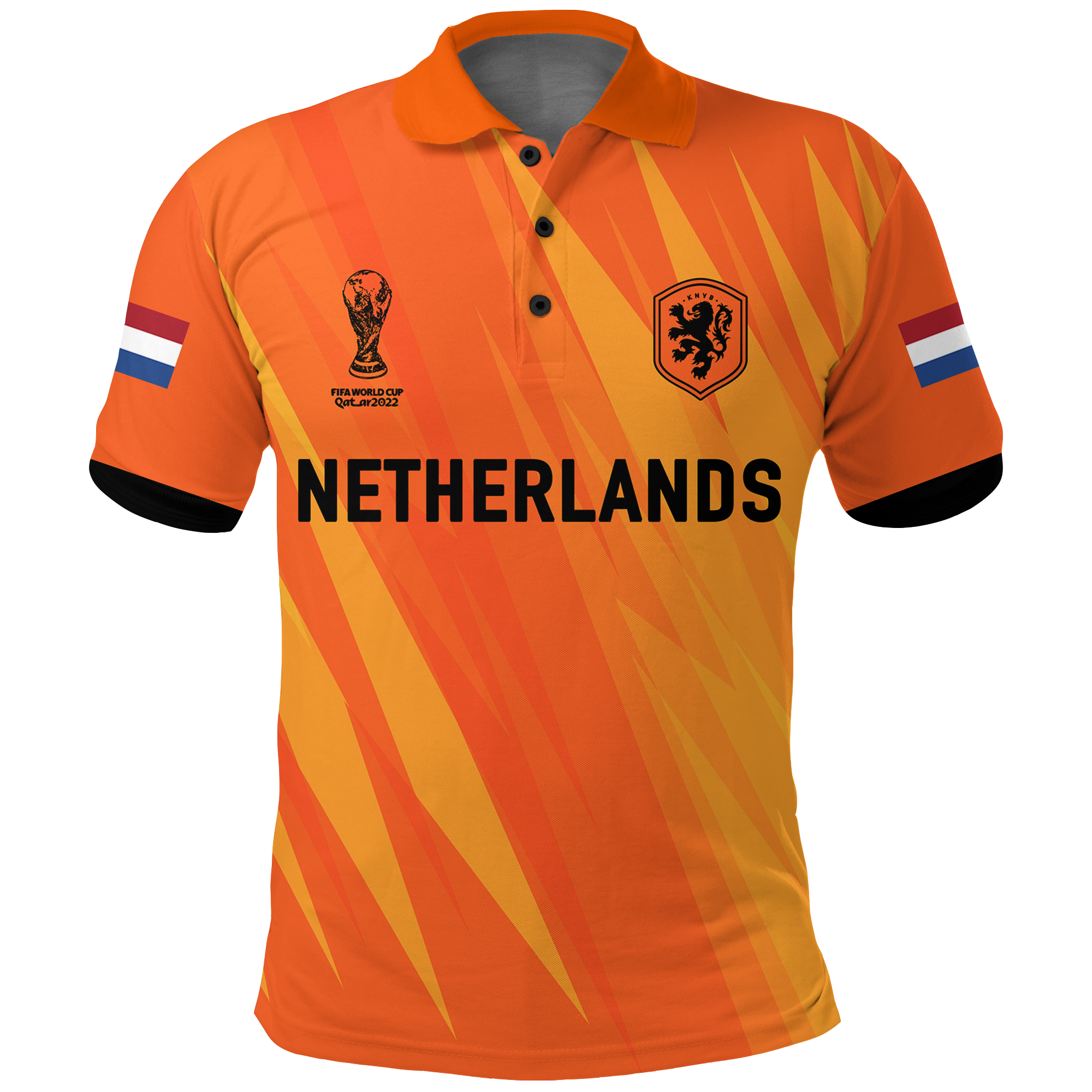 Custom Netherlands Polo Shirt Football 2022 Champions Pride LT12