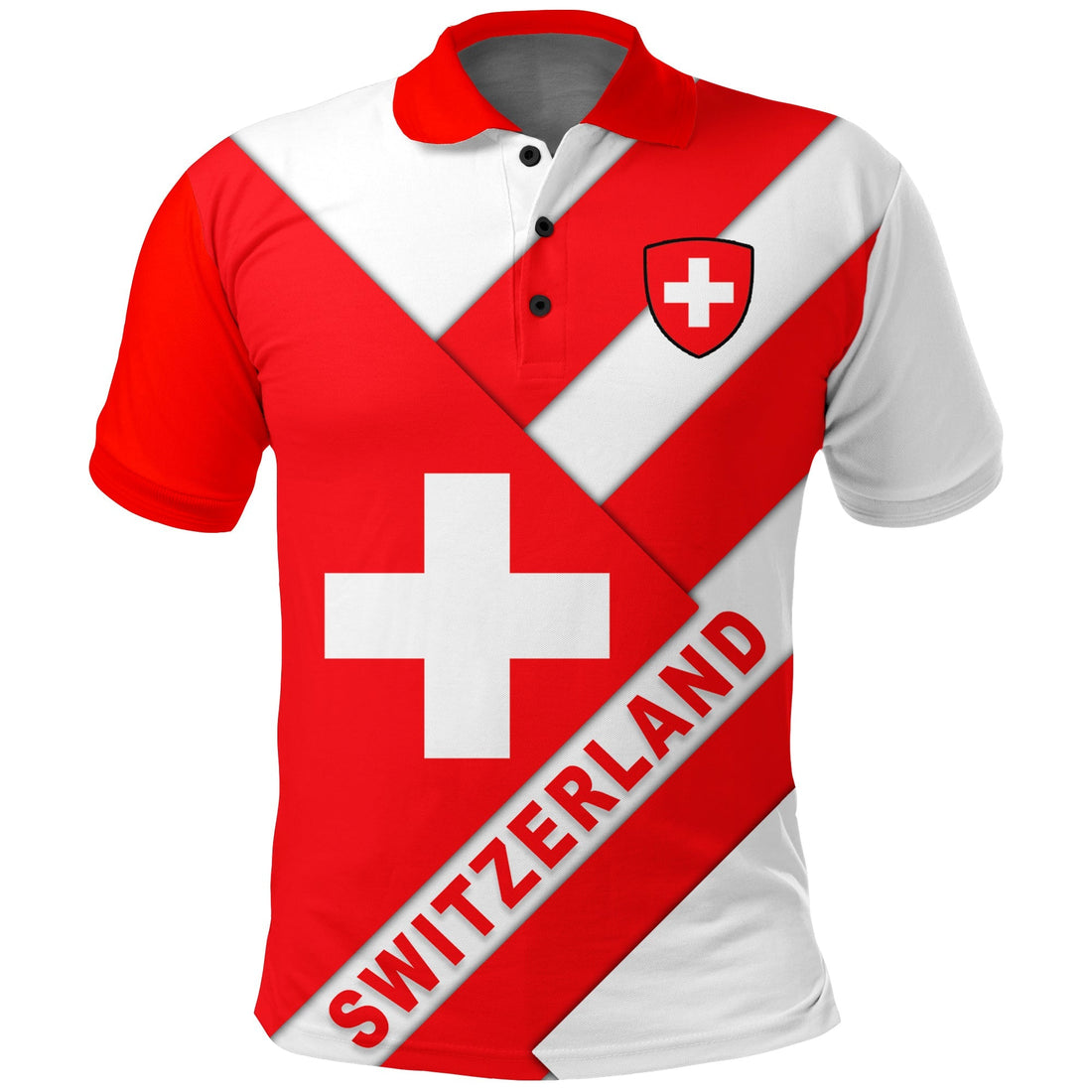 Switzerland Polo Shirt Spirt Style LT12