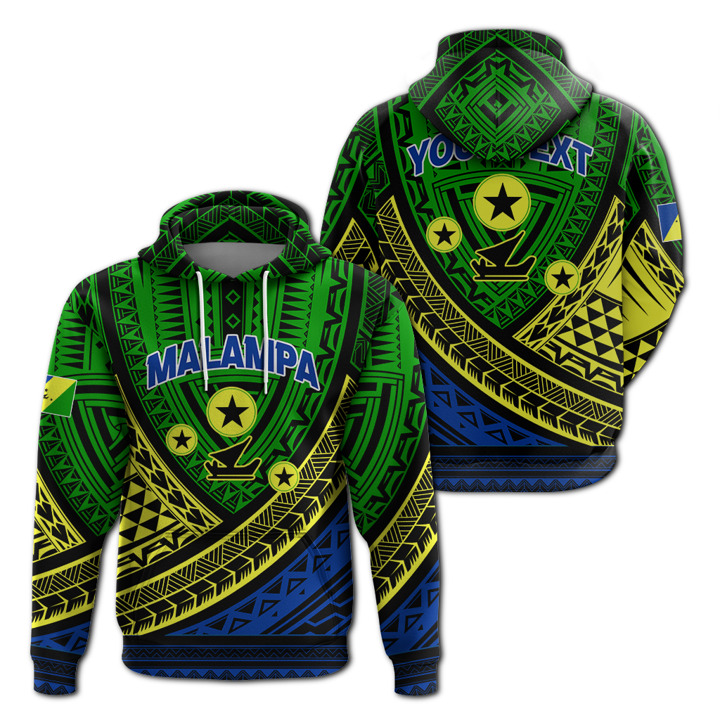 Custom Personalised Malampa Province Vanuatu Tribal Pattern Hoodie LT12