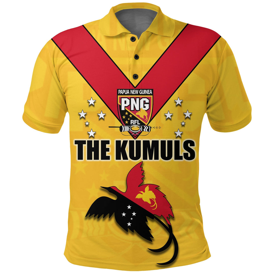 Papua New Guinea Rugby Polo Shirt PNG The Kumuls LT20