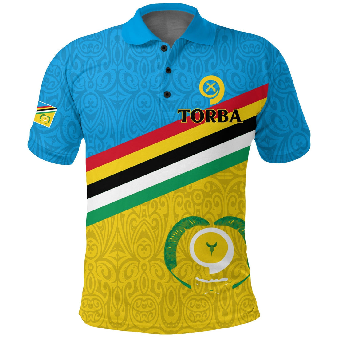 Vanuatu Torba Province Polo Shirt Flag Style LT12
