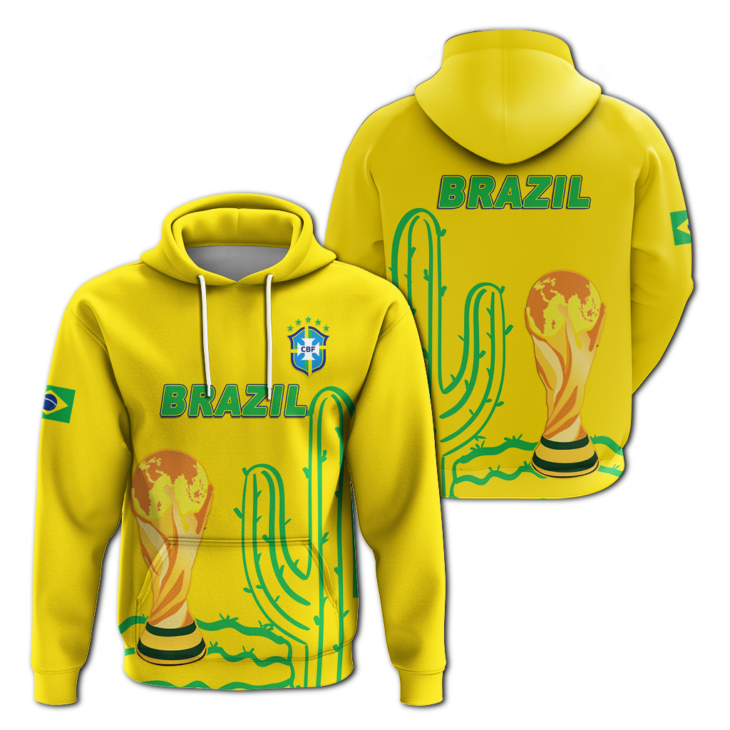 Brazil Champion Football 2022 Hoodie LT12