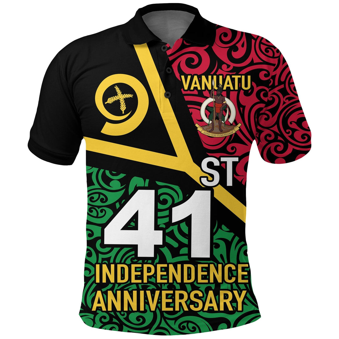Vanuatu Polo Shirt Independence Day LT20