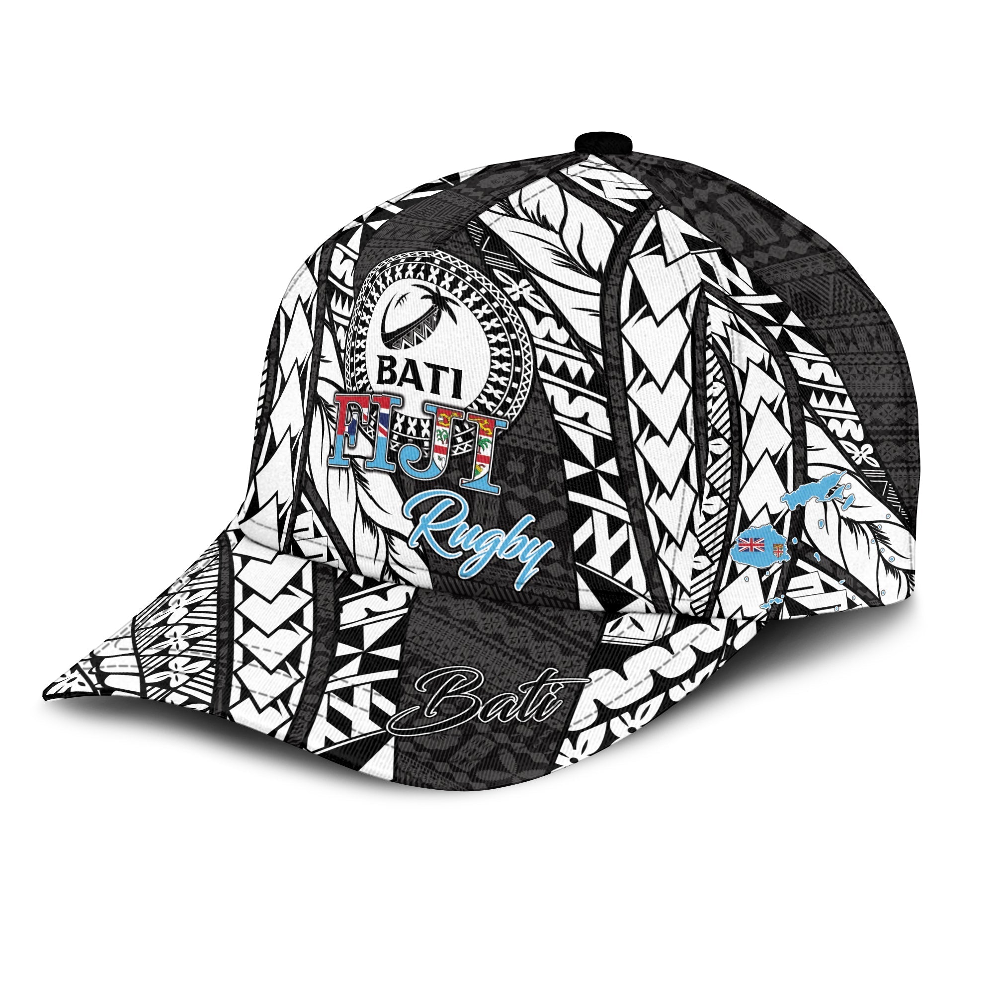 Fiji Rugby Bati Tapa Pattern Cap LT2