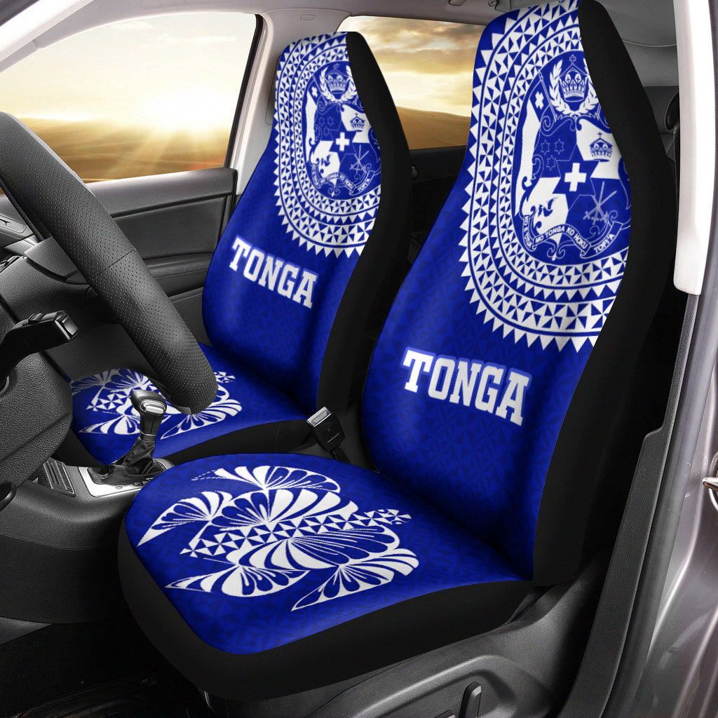 Tonga Car Seat Covers Tongan Blue Turtle - LT12