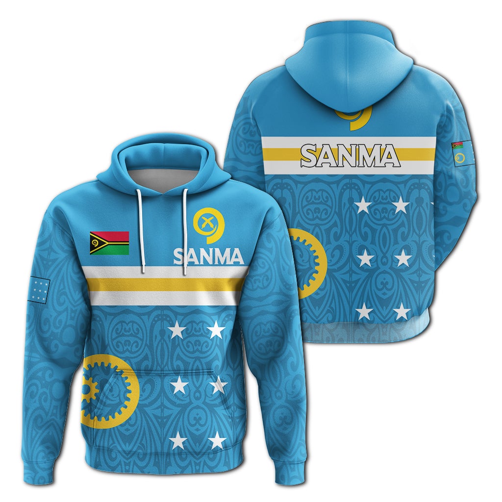 Vanuatu Sanma Province Hoodie Flag Style LT12